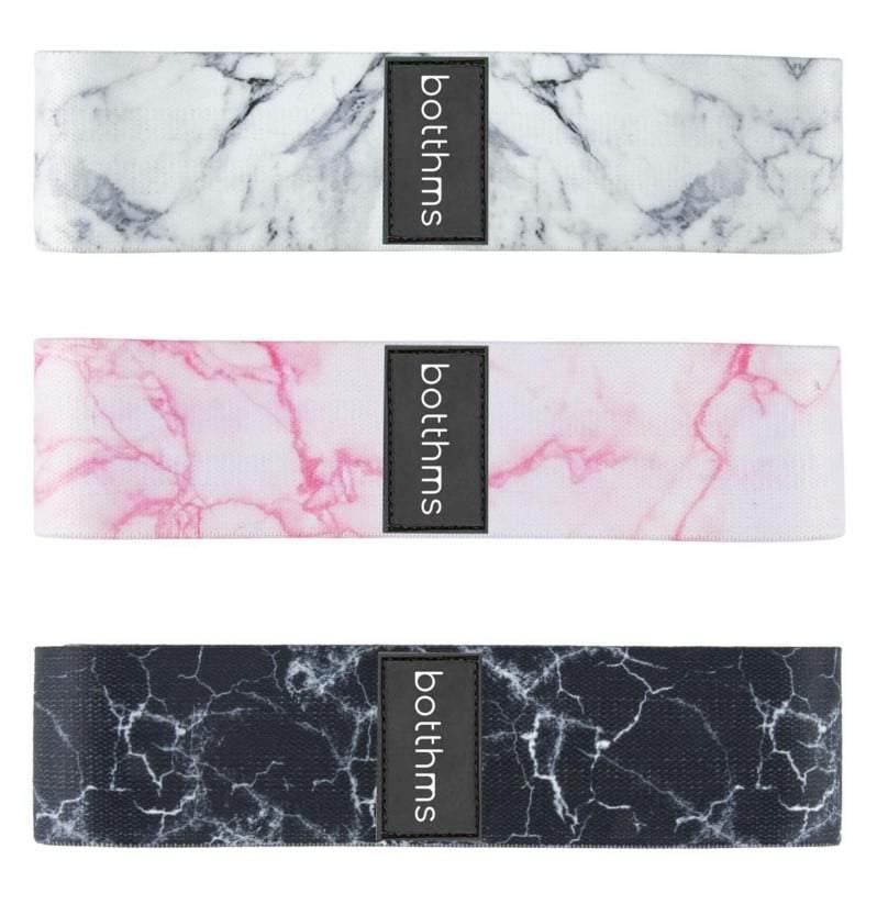 botthms Marble Hip Resistance Bands – Set Of 3 Resistance Bands
